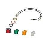 Siemens 3RV1 Series Clear, Green, Red Glow Lamp Indicator, 480 - 500V ac/dc, S00 to S2 Mounting Hole Size, Lead Wires