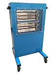 Broughton 3kW Infrared Infrared Heater, Roller Mount, 110 V BS4343/IEC60309