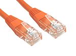 RS PRO, 0.5m Cat6, Orange RJ45 to Male RJ45 Male, U/UTPUnshielded, Terminated PVC Sheath