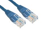 RS PRO, 10m Cat6, Blue RJ45 to Male RJ45 Male, U/UTPUnshielded, Terminated PVC Sheath