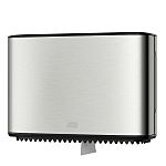 Dispensador de Rollos de Papel Higiénico Tork 460006 Acero Metal Simple, 133mm x 254mm x 355mm Toilet Roll Dispenser