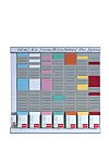 Nobo Weekly Slotted Wall Planner, 480 x 480mm