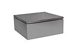 RS PRO 304 Stainless Steel Enclosure, IP66, 300 mm x 300 mm x 161mm