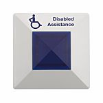 Hmatový symbol s textem Disabled Assistance Angličtina Fulleon