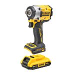 DeWALT 1/2 in 18V, 2Ah Impact Wrench, Euro Plug