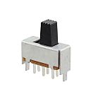 NIDEC COPAL ELECTRONICS GMBH Through Hole Slide Switch DPDT (On)-(On) 10 mA Slide