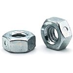 #1-8 Reversible 2-Way Lock Nut Steel Zin