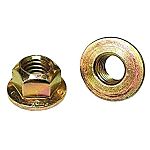 RS PRO Steel Flanged Lock Nut, 7/16-20in