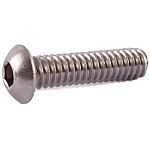 RS PRO Steel Hex Socket Button Screw, 1/2-13 x 1 1/2in