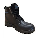 RS PRO Black Steel Toe Capped Unisex Safety Boot, UK 13, EU 48