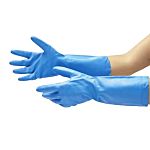RS PRO Blue Nitrile General Purpose Gloves, Size 8, Medium