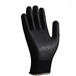 RS PRO Black Polyester General Purpose Gloves, Size 7, Small, Polyurethane Coating