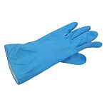 RS PRO Blue Latex General Purpose Gloves, Size 8, Medium