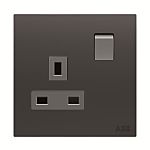 ABB Black Electrical Socket, 2 Poles, 13A