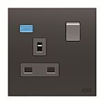 ABB Black Electrical Socket, 2 Poles, 13A