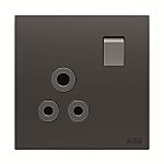 ABB Black Electrical Socket, 2 Poles, 15A