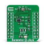 MikroElektronika Barometer 4 Click Barometric Pressure Sensor, Temperature Sensor Add On Board for ICP-10111 MikroBUS