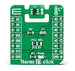 MikroElektronika Thermo 21 Click Temperature Sensor Add On Board for ADT7301 MikroBUS