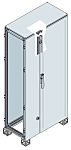 ABB AM2 Series Double-Door-Door Floor Standing Enclosure, Opaque Door, IP65