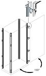 ABB AM2 Series Steel Upright, 100mm W, 1.8m L For Use With IS2 Enclosures