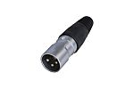 REAN Products-Connecteur XLR Mâle Droit 3 voies Montage sur embase femelle