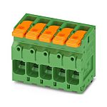 Phoenix Contact PCB Terminal Block, 4-Contact, 10mm Pitch, Through Hole Mount, 1-Row