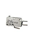 RS PRO Plunger Microswitch, Quick Connect Terminal, 16A @ 250V ac, SPDT, IP40