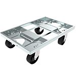 Base rodante RS PRO, Acero, carga 300kg, plataforma de 600mm, x 400mm