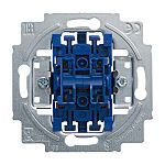 Mecanismo de interruptor por presión, Azul, Montaje Enrasado, IP20, ABB 2CKA001012A2197
