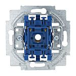 Mecanismo de interruptor por presión, Azul, Montaje Enrasado, IP20, ABB 2CKA001413A0517