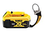DeWALT DCB184LR-XJ 5Ah 18V Power Tool Battery, For Use With DEWALT XR Li-Ion 18V Tools