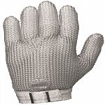 Niroflex Blue Stainless Steel Cut Resistant Gloves, Size 9, Nitrile Coating