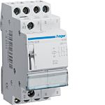 Hager DIN Rail Latching Relay, 24V Coil, DPDT