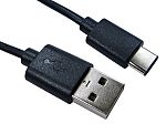 Cable USB RS PRO, con A. USB C Macho, con B. USB A Macho, long. 1m