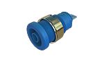 Hirschmann Test & Measurement Blue Female Banana Socket, 4 mm Connector, Tab Termination, 25A, Nickel Plating