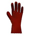 Polyco Healthline Red PVC Chemical Resistant Work Gloves, Size 10, PVC Coating
