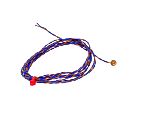 RS PRO Type K Copper Disc Thermocouple 5m Length, 6.35mm Diameter → +200°C
