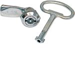 Double bar lock 3mm chrome plated with 1