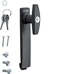 Knob metal lock 2 keys n° 1242E IP5-6 ve