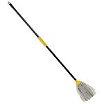 Bulldozer 146cm Black, Yellow Neoprene Mop and Handle