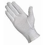 RS PRO White Cotton General Purpose Gloves, Size 9, Large
