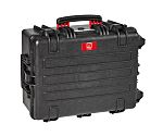 RS PRO Waterproof Plastic, Polymer Watertight Case With Wheels, 627 x 475 x 292mm