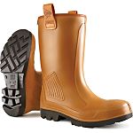 Dunlop Brown Steel Toe Capped Unisex Safety Boots, UK 8