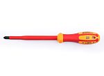 RS PRO Phillips Insulated Screwdriver, PH3 Tip, 150mm Blade, VDE/1000V, 270mm Overall