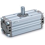 SMC CRA1-Z Series 10 bar Single Action Pneumatic Rotary Actuator, 180° Rotary Angle, 50mm Bore