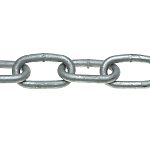 STEEL CHAIN-6.5MM X 10M-Long LInk-Galv