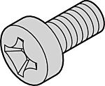 nVent SCHROFF Screw for Use with Backplanes, Test Adapters, M6 Thread, 100 Piece(s)