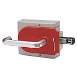 Rockwell Automation Grey, Red, Silver Aluminium Locking Handle