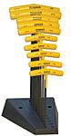 Bondhus 10 piece T Shape Imperial Hex Key Set, 3/3 → 3/8in