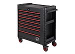 RS PRO 7 drawer Steel Wheeled Tool Chest, 1018mm x 458mm x 922mm
